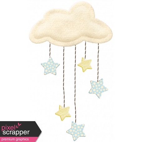 Oh Baby Baby Cloud Stars Mobile Graphic By Sheila Reid Pixel Scrapper Digital Scrapbooking