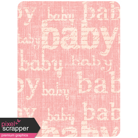 Oh Baby, Baby - Baby Word Scramble Journal Card