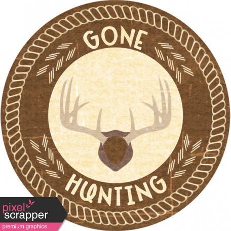 Outdoor Adventures - Word Art - Gone Hunting