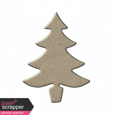 Chipboard Christmas Tree