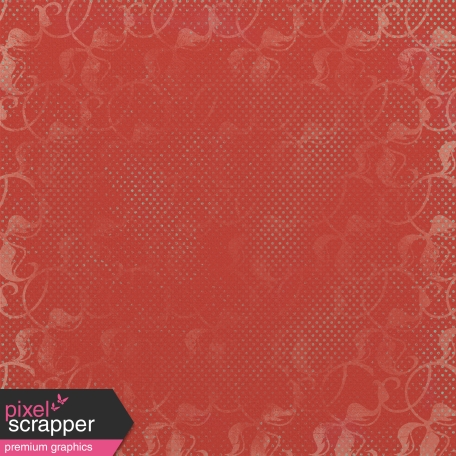 Snow Day Damask Dots Red Paper