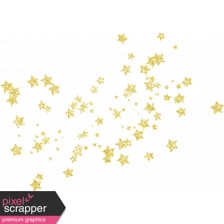 Yellow Star Glitter Outlined 14968200 PNG