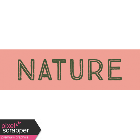 Back To Nature Label Nature Graphic By Marisa Lerin Digitalscrapbook Com Pixel Scrapper Digital Scrapbooking