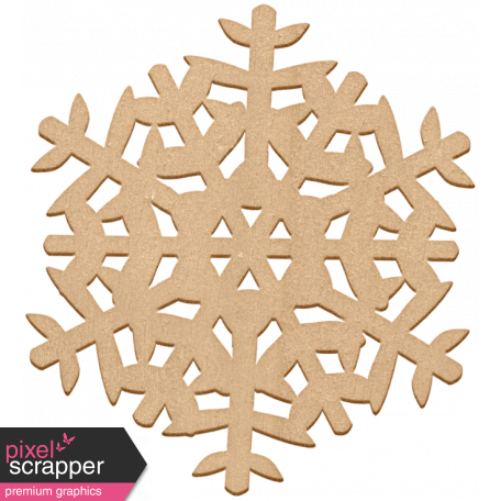 Winter Day Chipboard Snowflake 2