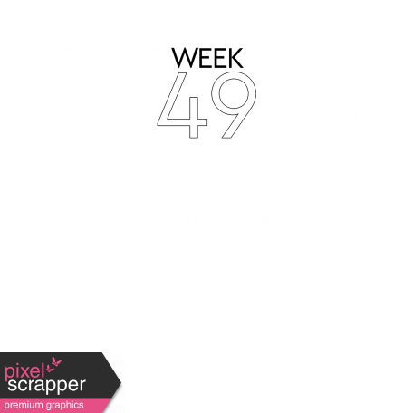 Weekly Pocket Card 3x4 Week 49