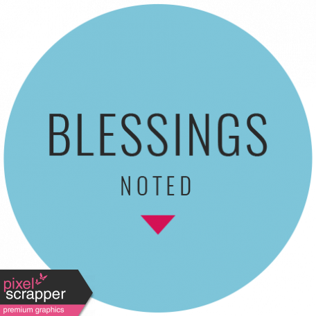 The Good Life: August 2019 Words & Tags Kit - blessings noted