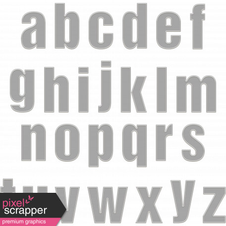 Alpha Template Kit #56 - Lowercase graphic by Marisa Lerin ...