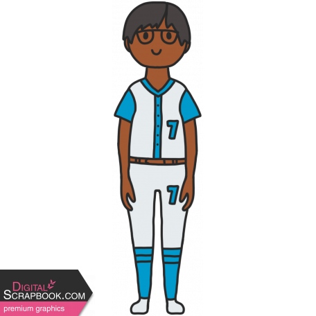 Draw It Kit #9 - Baseball Kids - Kid 16B