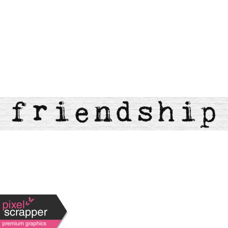 friendship word art