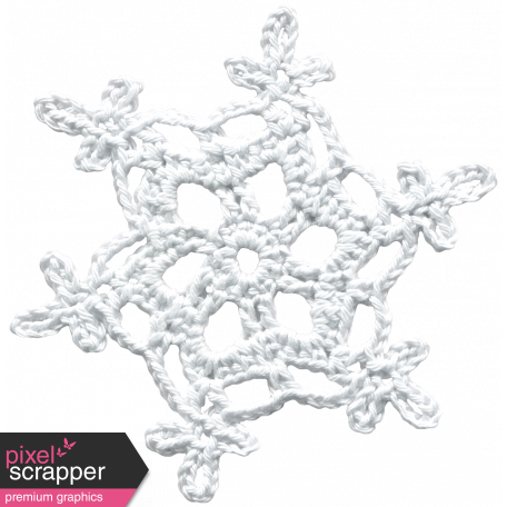 Winter Arabesque - Crocheted Snowflake 1