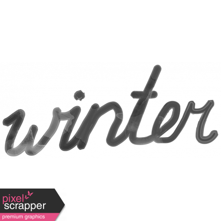 Winter Word Art Template