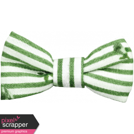 Picnic Day - Green Fabric Bow