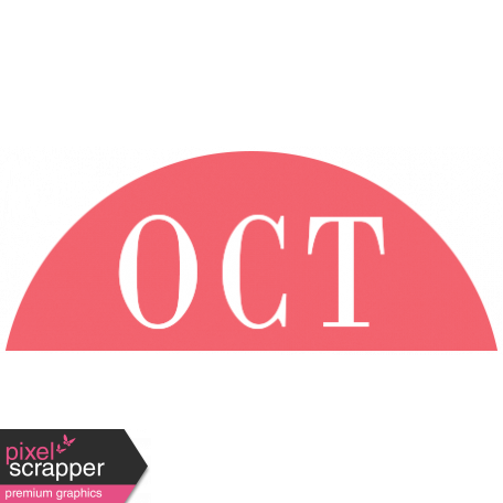 Toolbox Calendar - Date Sticker Kit - Months - Red October