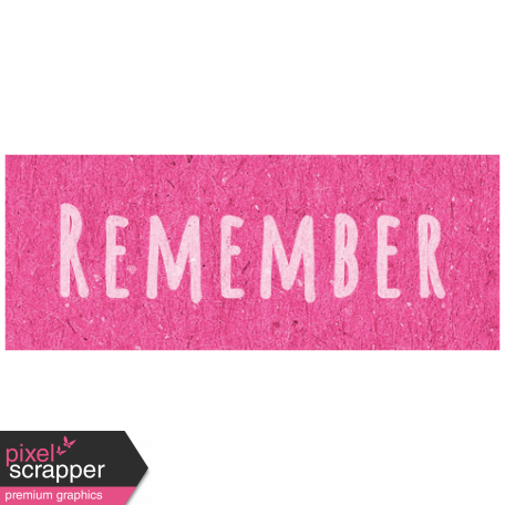 Digital Day - Remember Word Art