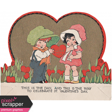 Toolbox Valentines Vintage Kit 1 - Valentine 07