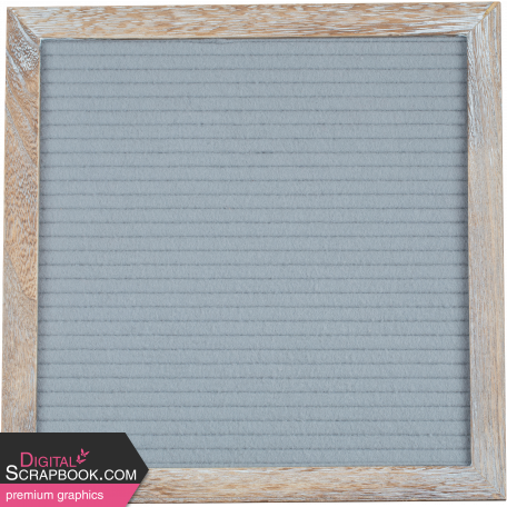 Toolbox Letter Board - Gray Board 2