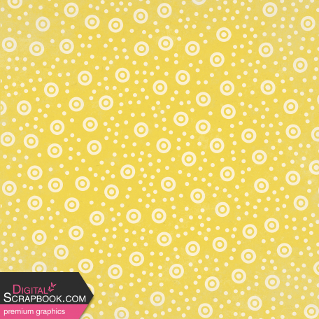 Summer Fun - Yellow Circle & Dots Paper