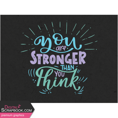 Toolbox Love Notes 1 - You Are Stronger Than You Think 4x3