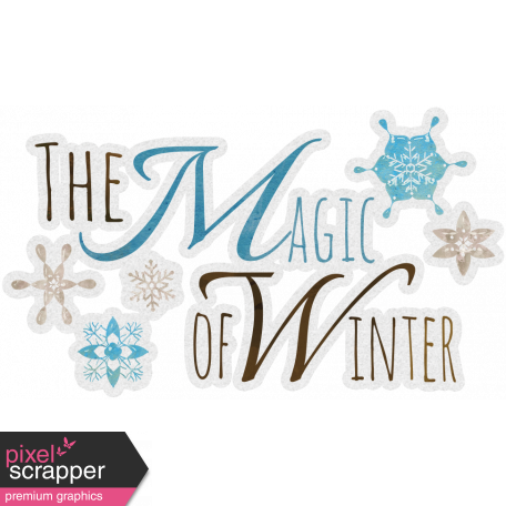 The Magic of Winter Element Sticker