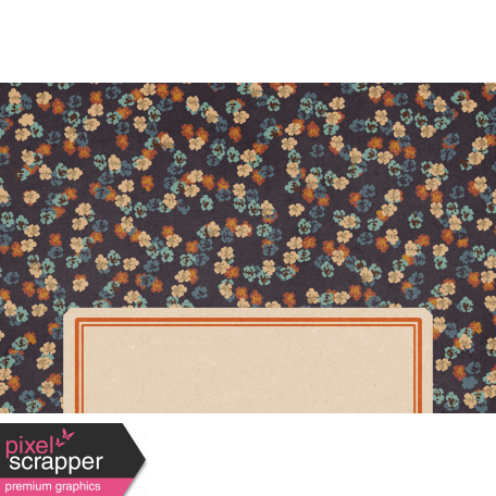 Copper Spice Flowers 4x6 Journal Card