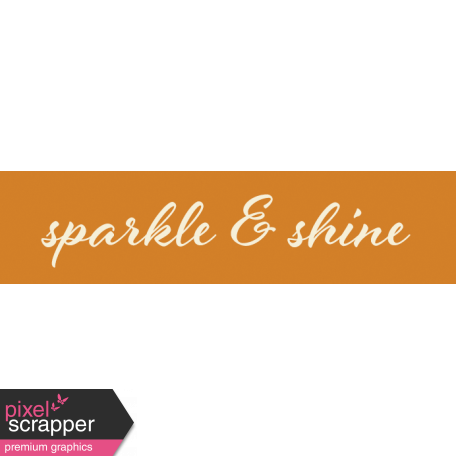 Apricity Print : Sparkle & Shine Word Art Snippet