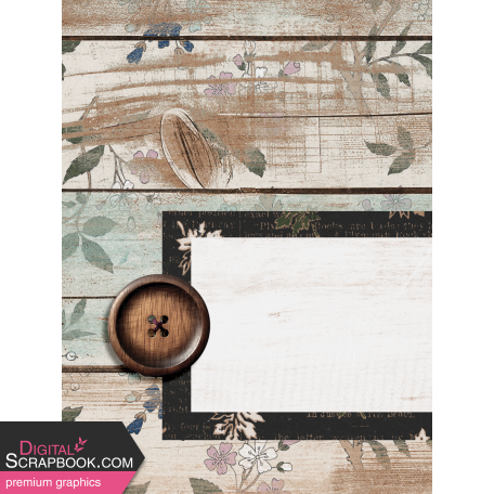 Wildwood Thicket Wood 3x4 Journal Card