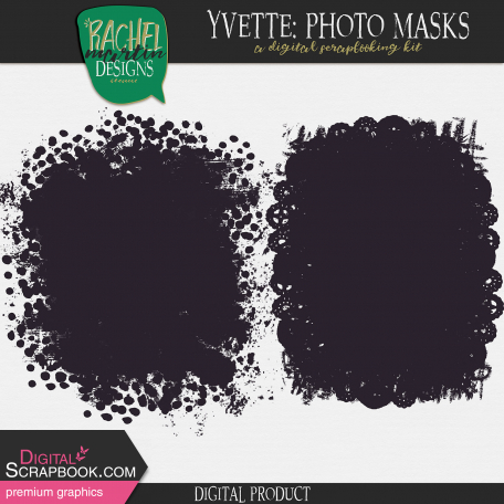 Yvette: Photo Masks by Rachel Martin 🌺 graphics kit | DigitalScrapbook ...