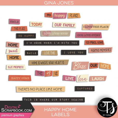Happy Home - Labels