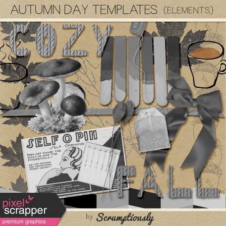Autumn Day Elements Templates