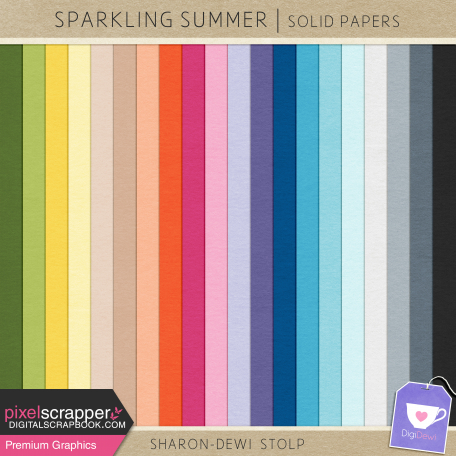 Sparkling Summer - Solid Papers