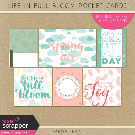 Life in Full Bloom Pocket Cards Kit