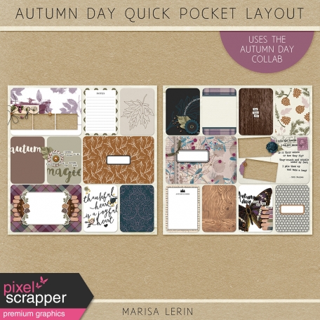 Autumn Day Pocket Layout Kit