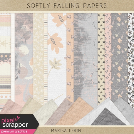 Softly Falling Papers Kit