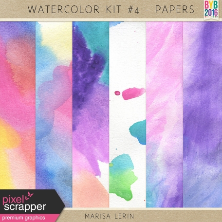 Watercolor Kit #4 - Papers