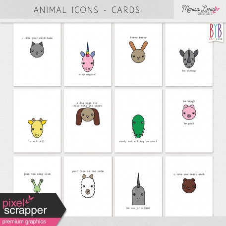 Animal Pocket Cards Kit