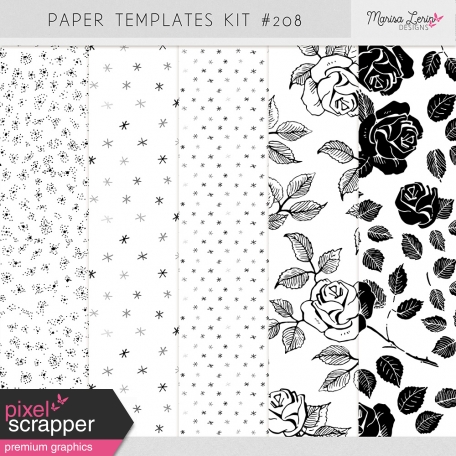 Paper Templates Kit #208