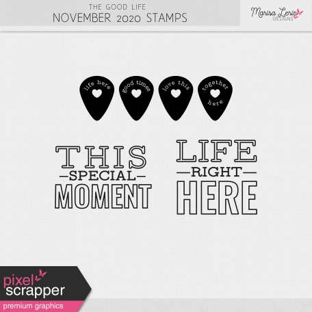 The Good Life: November 2020 Stamps Kit