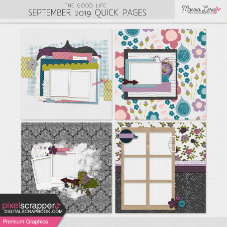 The Good Life: September 2019 Quick Pages Kit