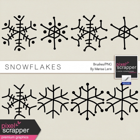 Snowflake Brushes Kit