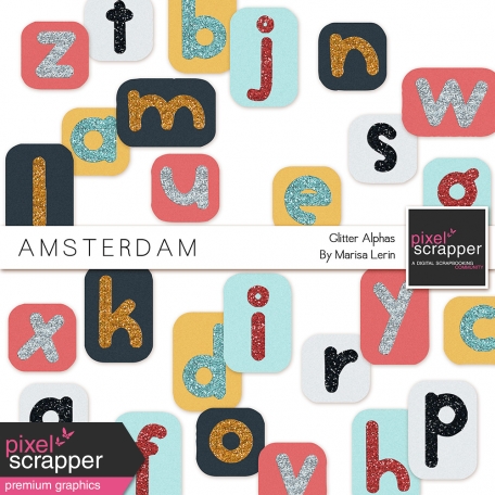 Amsterdam Glitter Alphas Kit
