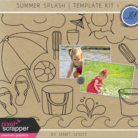 Summer Splash - Template Bundle 1