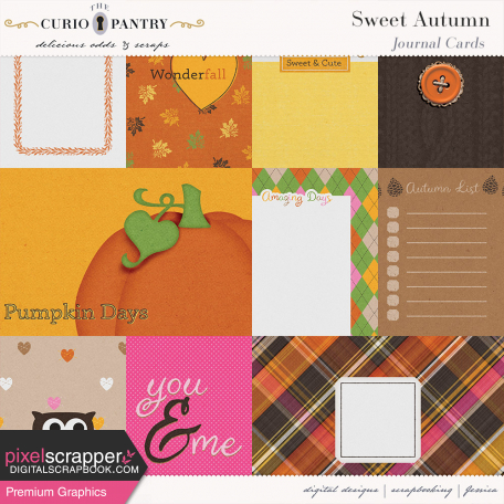 Sweet Autumn Journal Cards