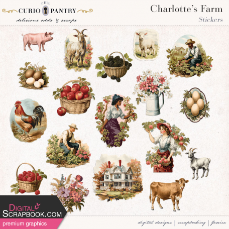 Charlotte's Farm Stickers