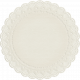 No Tricks, Just Treats-White Doily