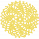 Simple Pleasures- Yellow Crochet Piece