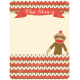 Oh Baby, Baby- Sock Monkey Journal Card