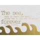 The Sea Forever- Golden Ocean Journal Card