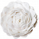 Christmas Memories Ric Rac Flower- White