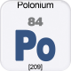 Genius Periodic Table 84 Polonium