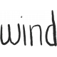 Bearly Spring word art (wind)